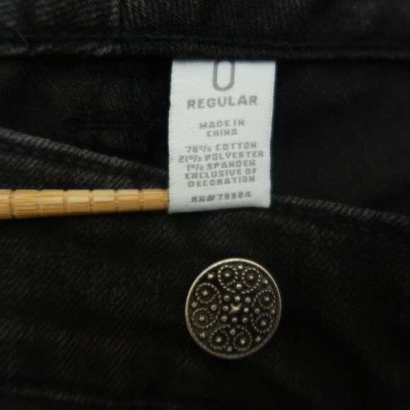 Chico's Jeans Gray Mid-Rise Straight - Picture 10 of 16